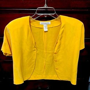 Yellow Jones New York Blazer (size 8)